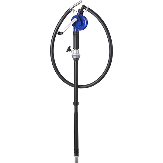 Hand crank pump set, for oils, heating oil, diesel, with hose, 18 l/min.