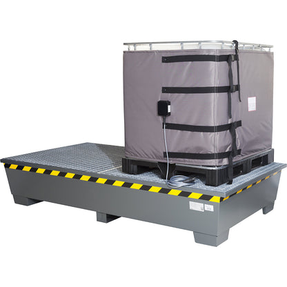 PRO digital IBC heating jacket, 1000 l IBC, 2000 W, nylon, max. 90 °C, IP44.