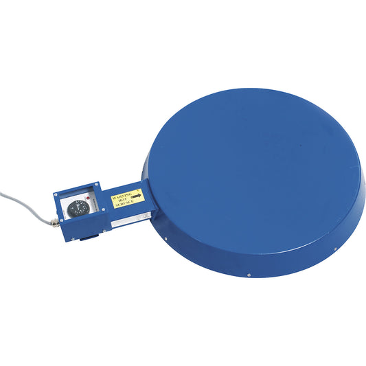 PRO drum base heater, 200 - 220 l steel drums, 900 W, steel, max. 150 °C, IP40.
