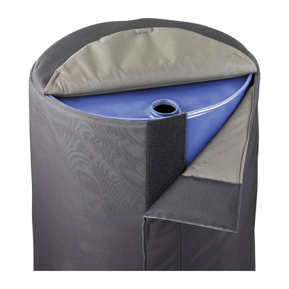 PRO drum insulating jacket, 200 - 220 litre drums, polyester, black.