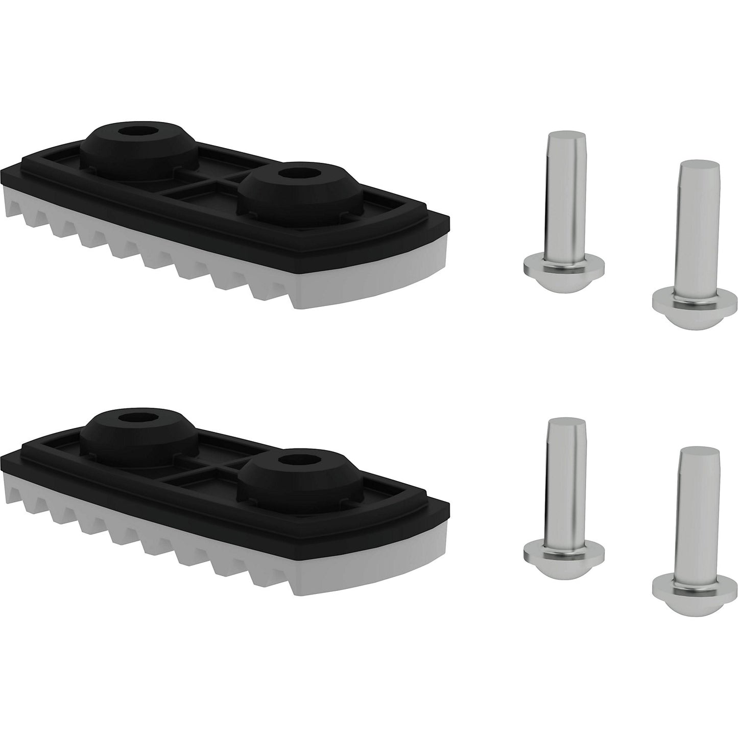 nivello® foot plate, for smooth surfaces, for rung height 58/73 mm.