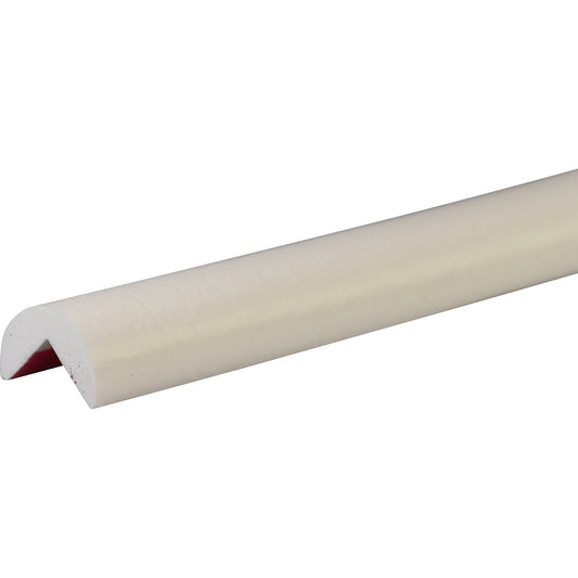 Knuffi® corner protection, frost, type A, 1 m piece, white.