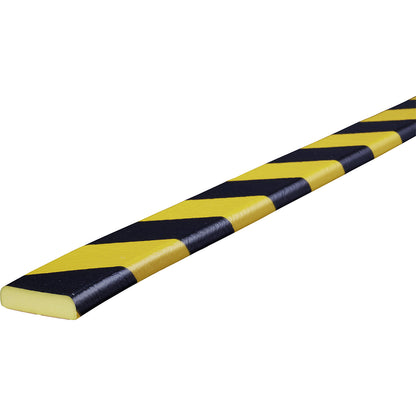 Knuffi® surface protection, type F FROST, 1 m piece, black / yellow.