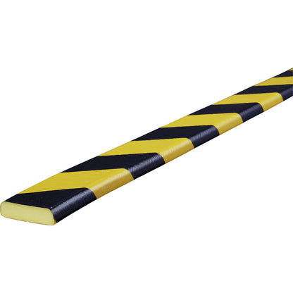 Knuffi® surface protection, type F, removable, 1-m-item, black / yellow.