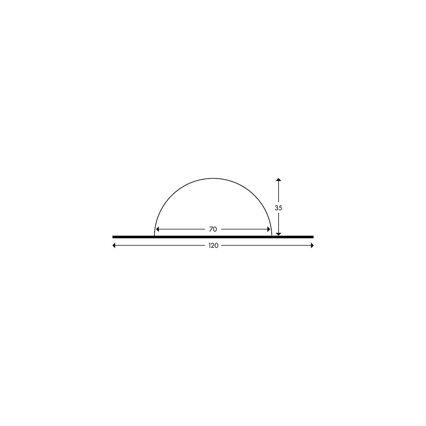 Knuffi® surface protection with mounting rail, type C+, 1 m piece, black.