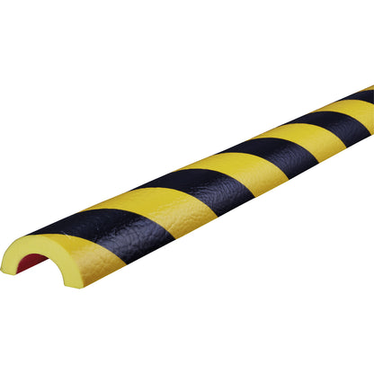Knuffi® pipe protection, type R30, 1 x 50 m roll, black / yellow.