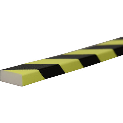 Knuffi® surface protection, type D, 1 m piece, black / fluorescent.