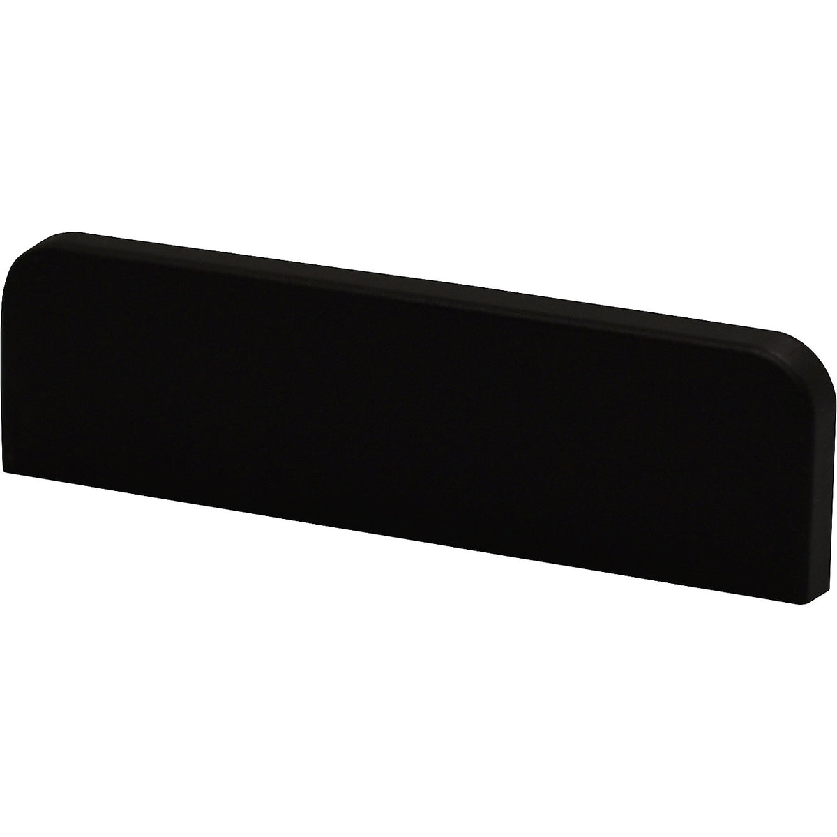 End cap, pack of 2, for Knuffi® surface protection type S, black.