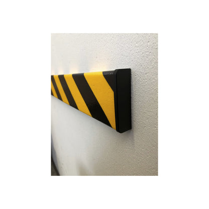 End cap, pack of 2, for Knuffi® surface protection type S, black.