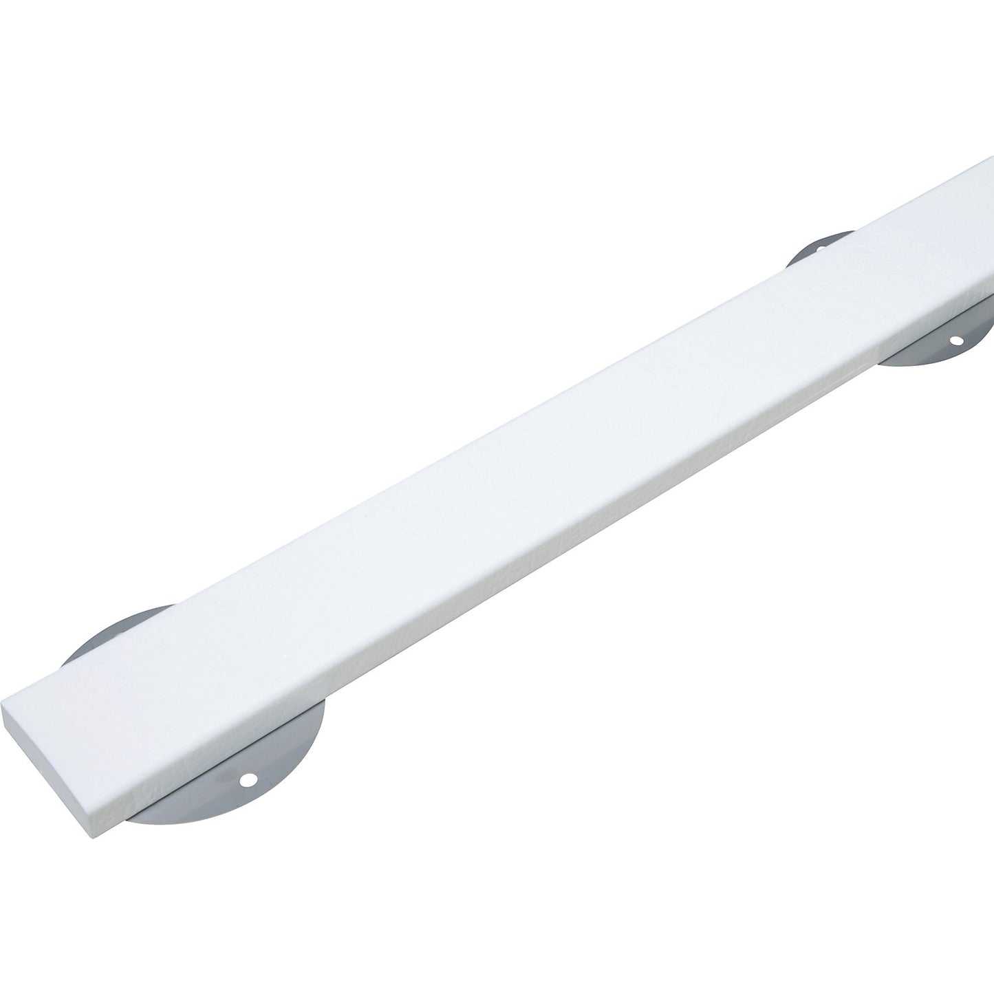 Knuffi® surface protection with mounting rail, type S, 1 m piece, white.