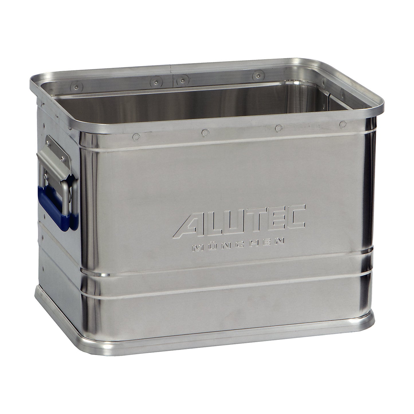 LOGIC aluminium box, capacity 23 l, LxWxH 378 x 280 x 270 mm.