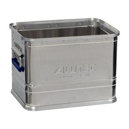 LOGIC aluminium box, capacity 23 l, LxWxH 378 x 280 x 270 mm.