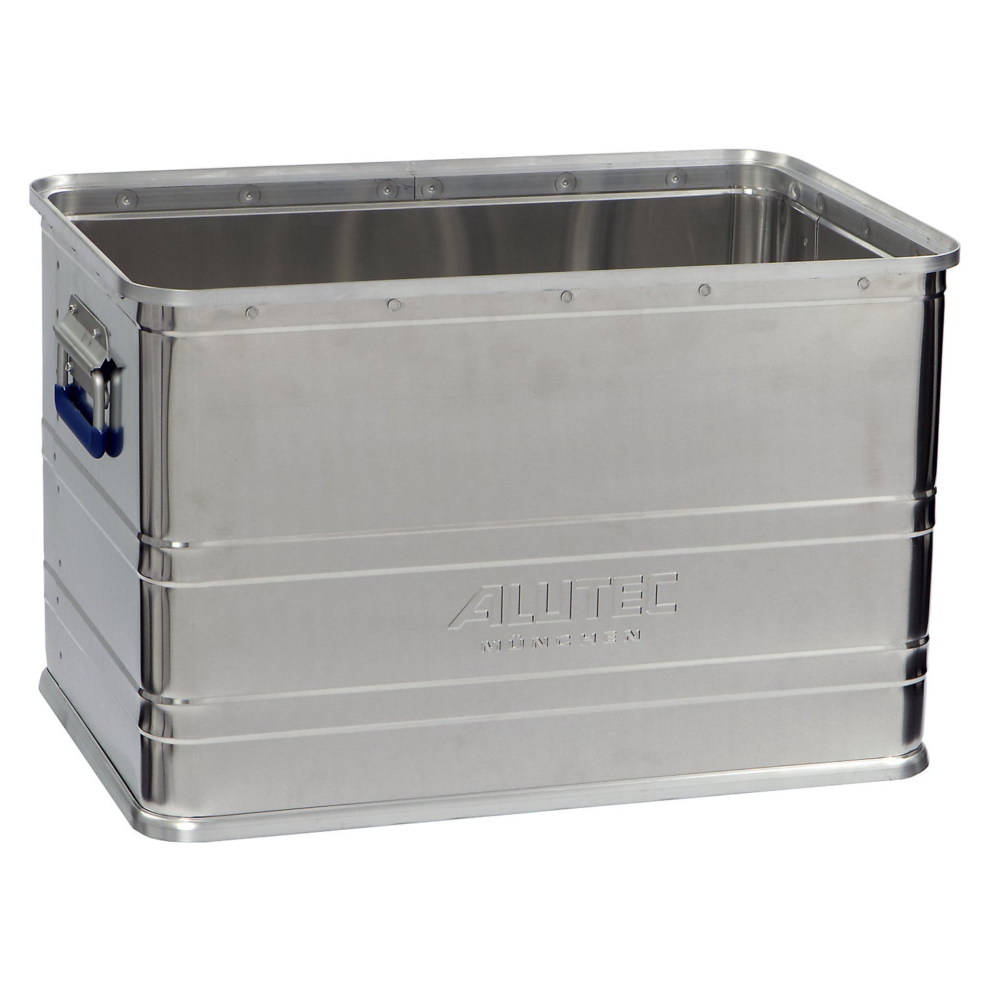 LOGIC aluminium box, capacity 69 l, LxWxH 578 x 375 x 370 mm.
