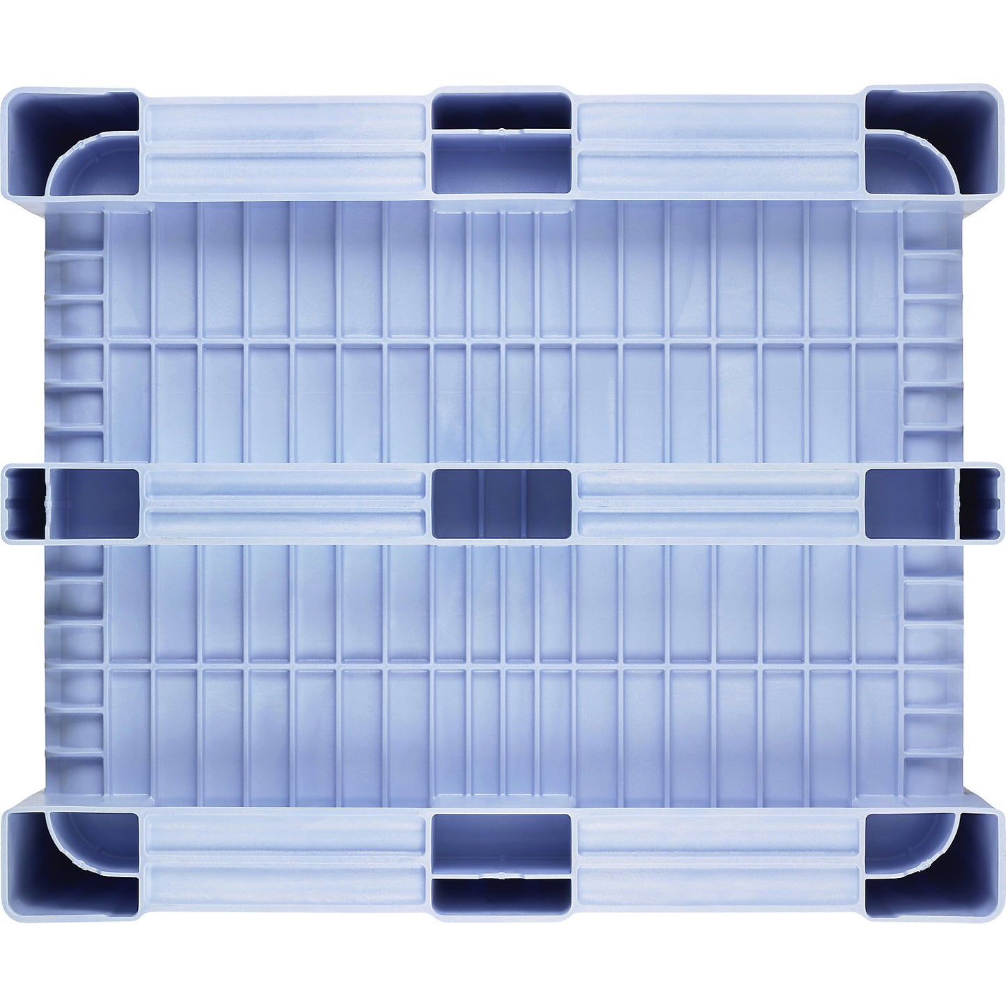 Pallet box, capacity 610 l, blue.