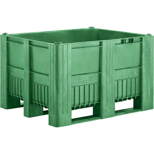 Pallet box, capacity 610 l, green.