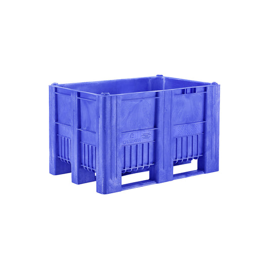 Pallet box, capacity 470 l, blue.