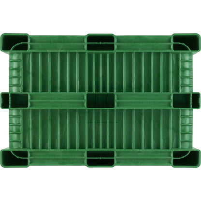 Pallet box, capacity 470 l, green.