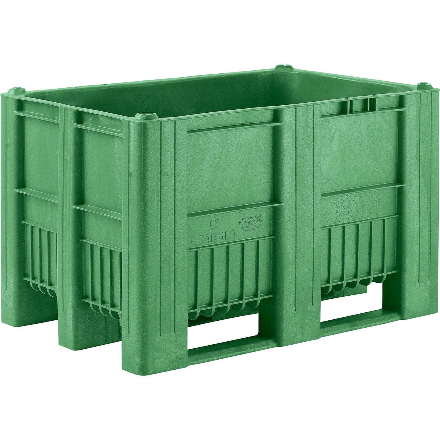 Pallet box, capacity 470 l, green.