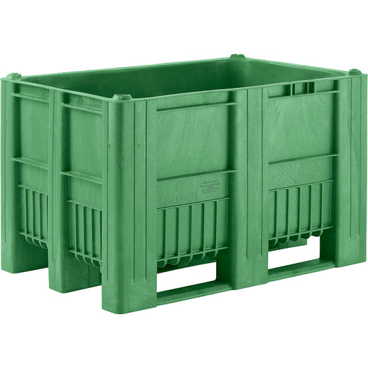 Pallet box, capacity 470 l, green.
