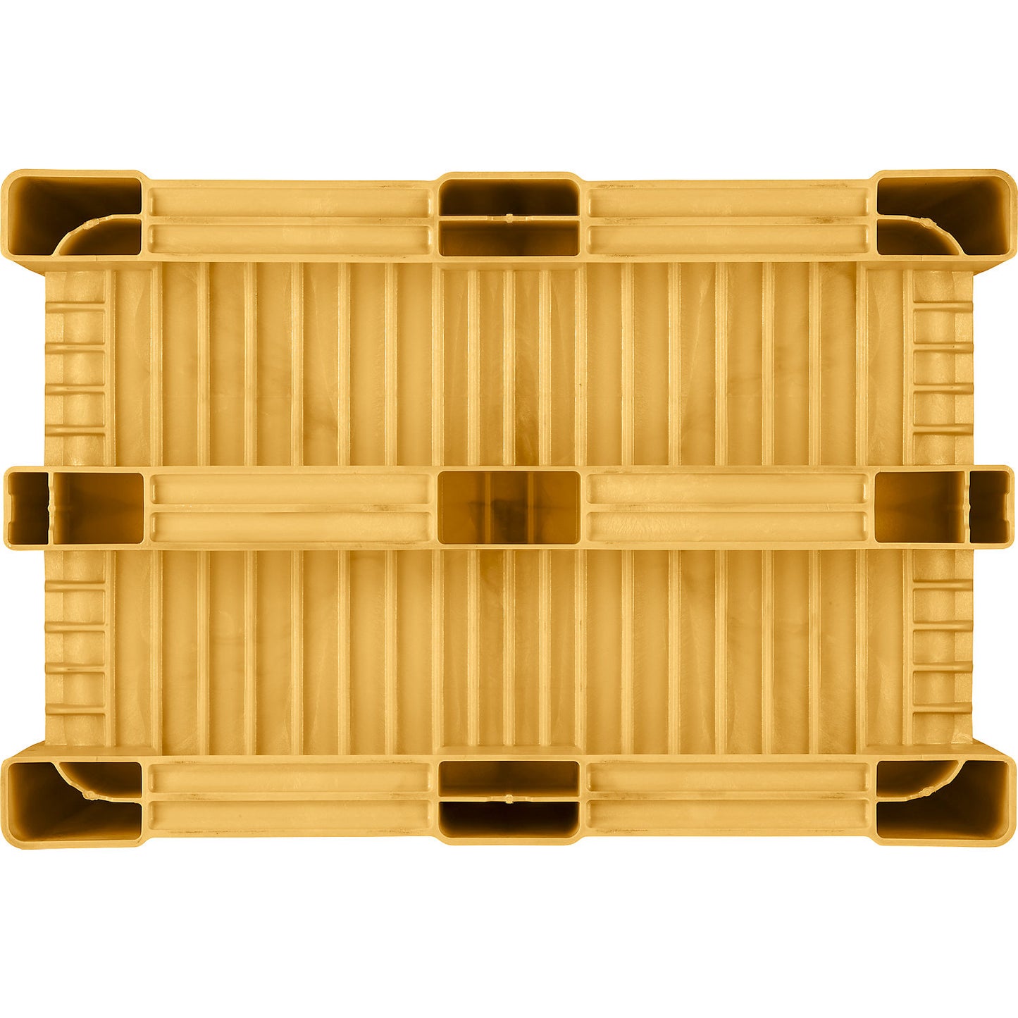 Pallet box, capacity 470 l, yellow.