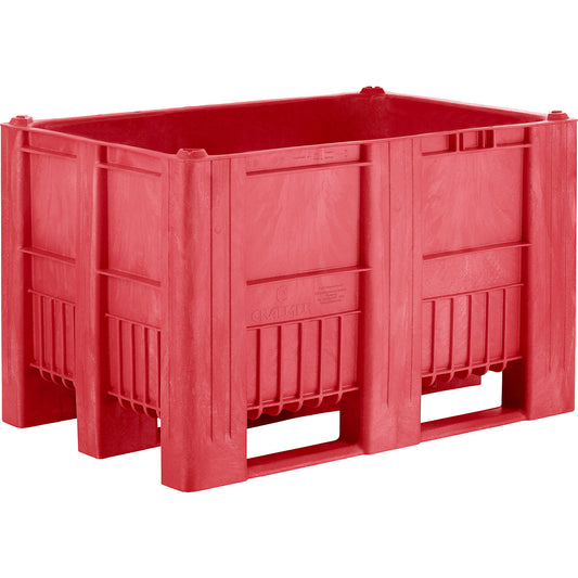 Pallet box, capacity 470 l, red.
