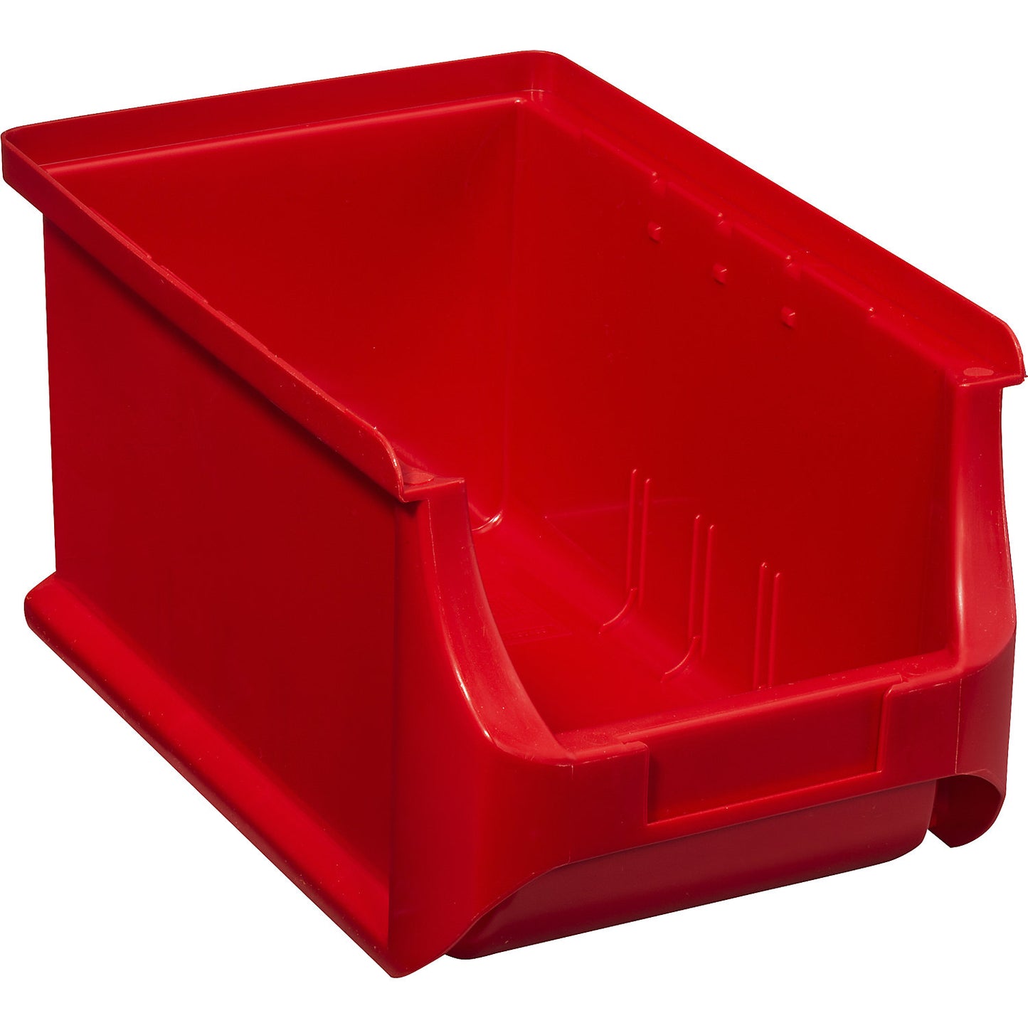 Open fronted storage bin, LxWxH 235 x 150 x 125 mm, pack of 24, red.