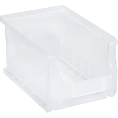 Open fronted storage bin, LxWxH 235 x 150 x 125 mm, pack of 24, transparent.