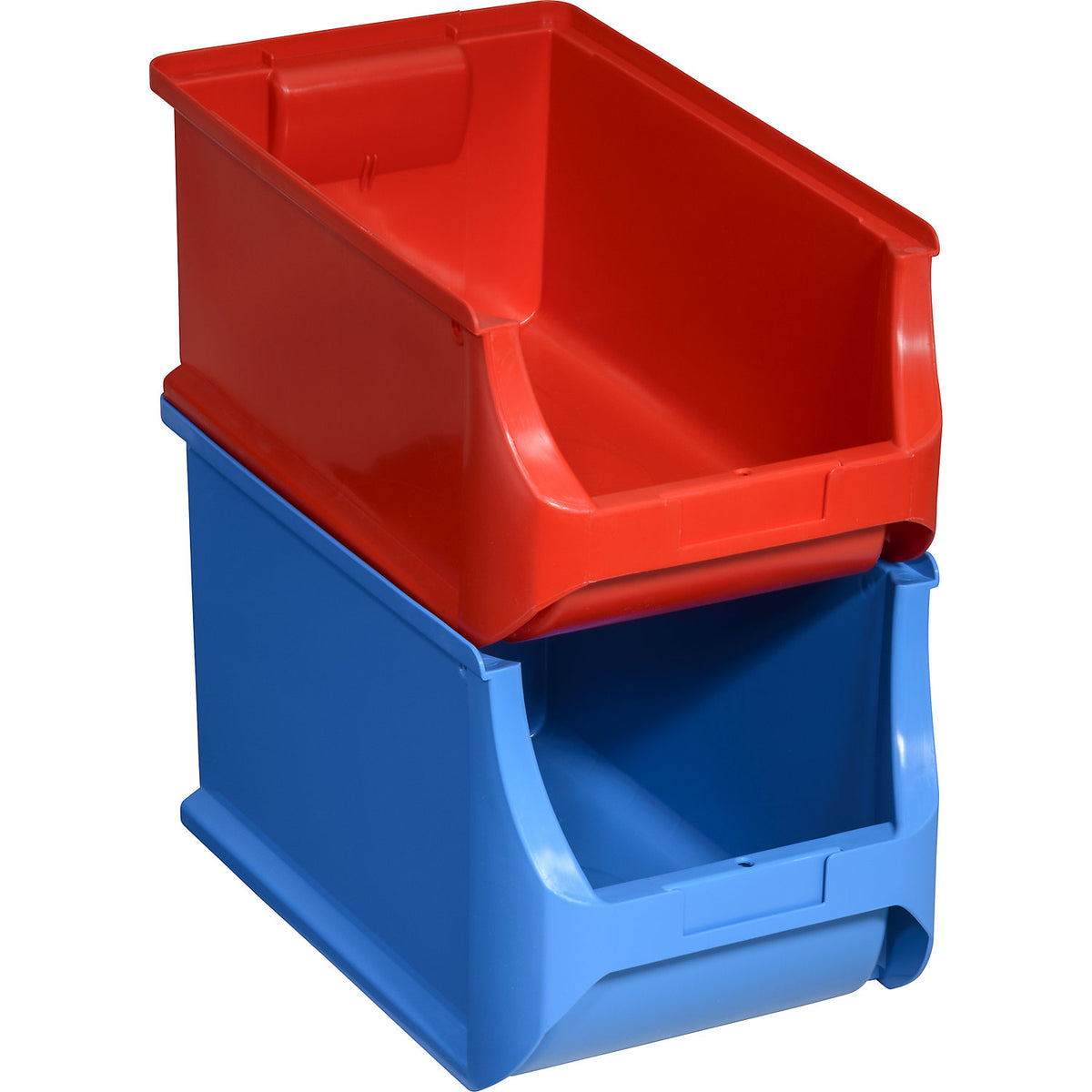 Open fronted storage bin, LxWxH 355 x 205 x 200 mm, pack of 8, blue.