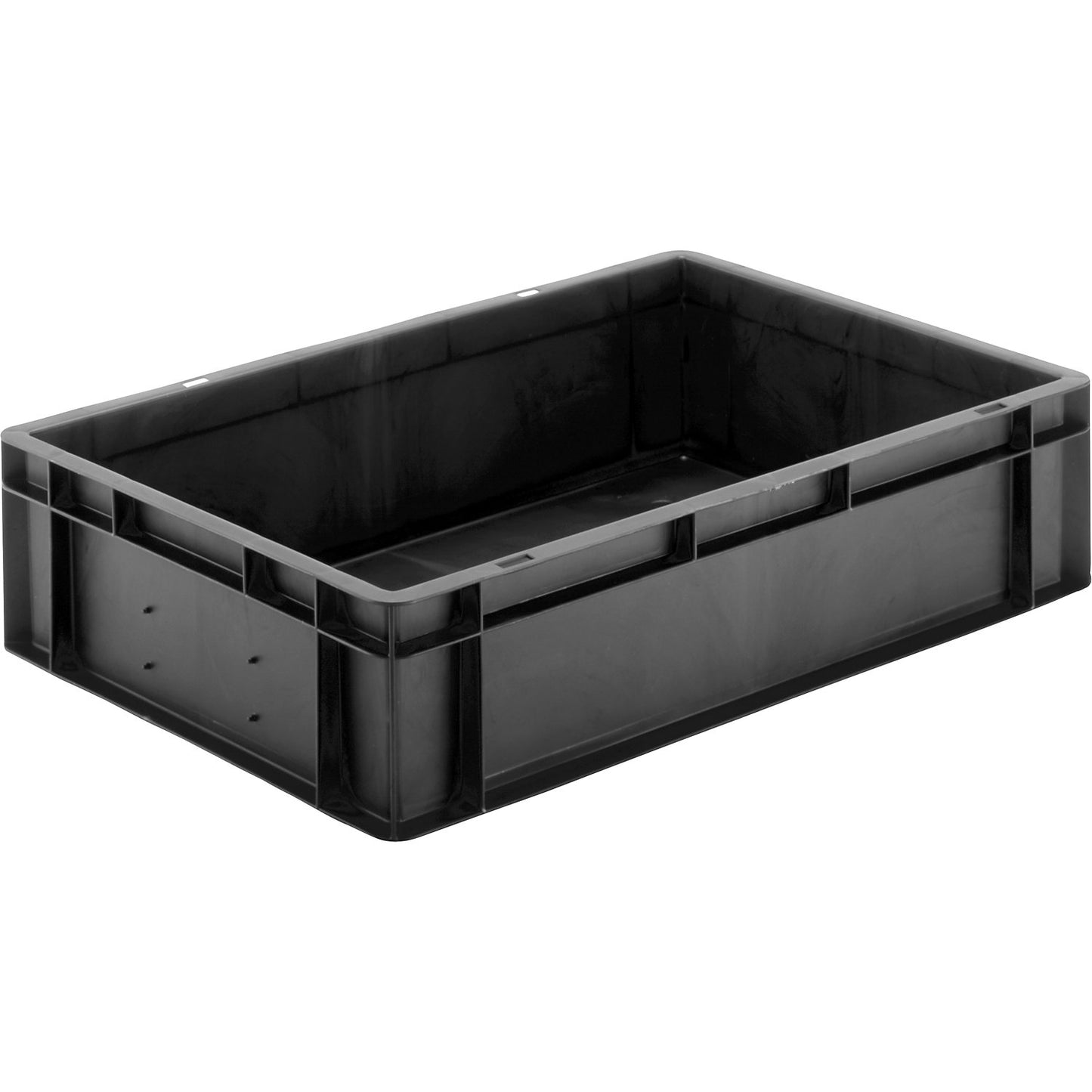 ESD stacking container, made of polypropylene, LxWxH 600 x 400 x 175 mm, pack of 2.