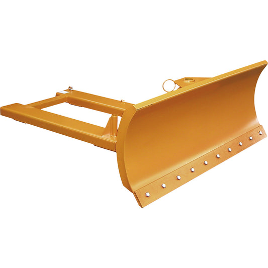 Snow plough for forklifts, with steel scraping edge, blade width 1500 mm.
