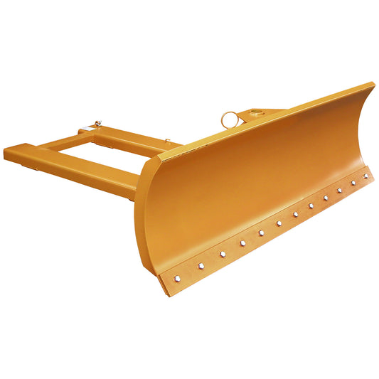 Snow plough for forklifts, with steel scraping edge, blade width 1800 mm.