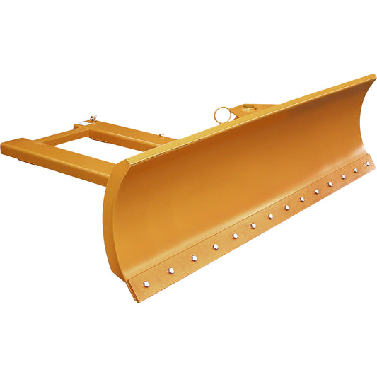 Snow plough for forklifts, with steel scraping edge, blade width 2100 mm.