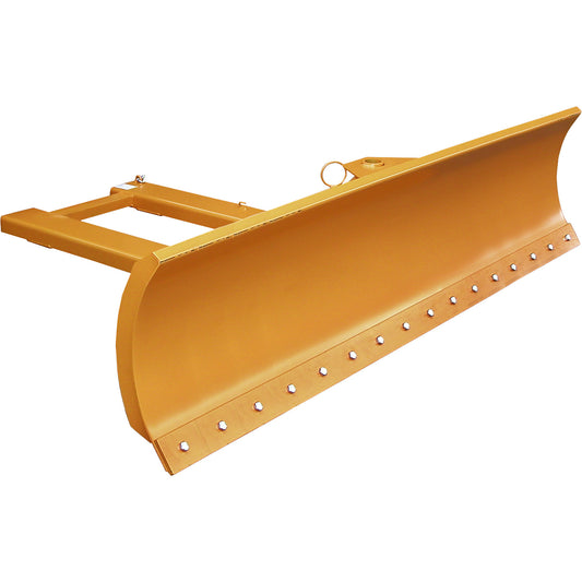 Snow plough for forklifts, with steel scraping edge, blade width 2400 mm.
