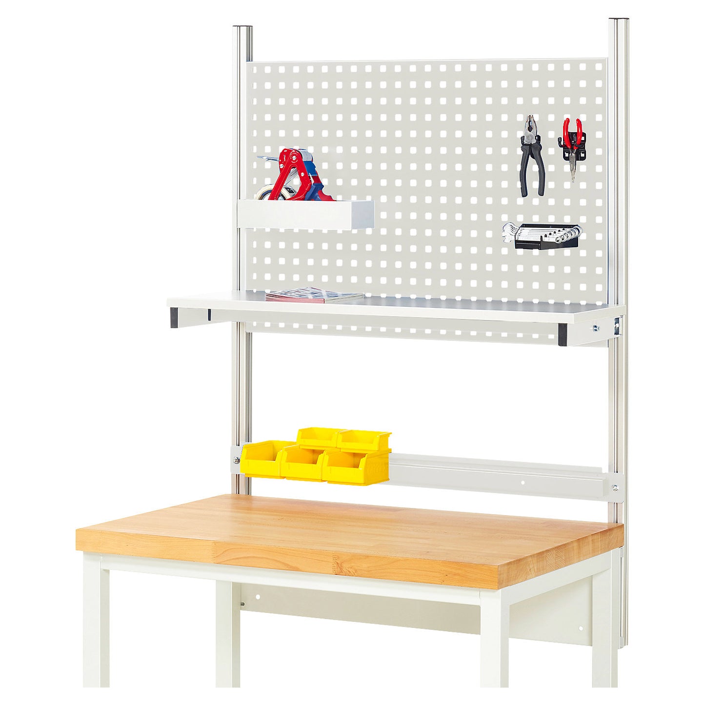 Complete modular system set 1, for workbench, width 1000 mm.