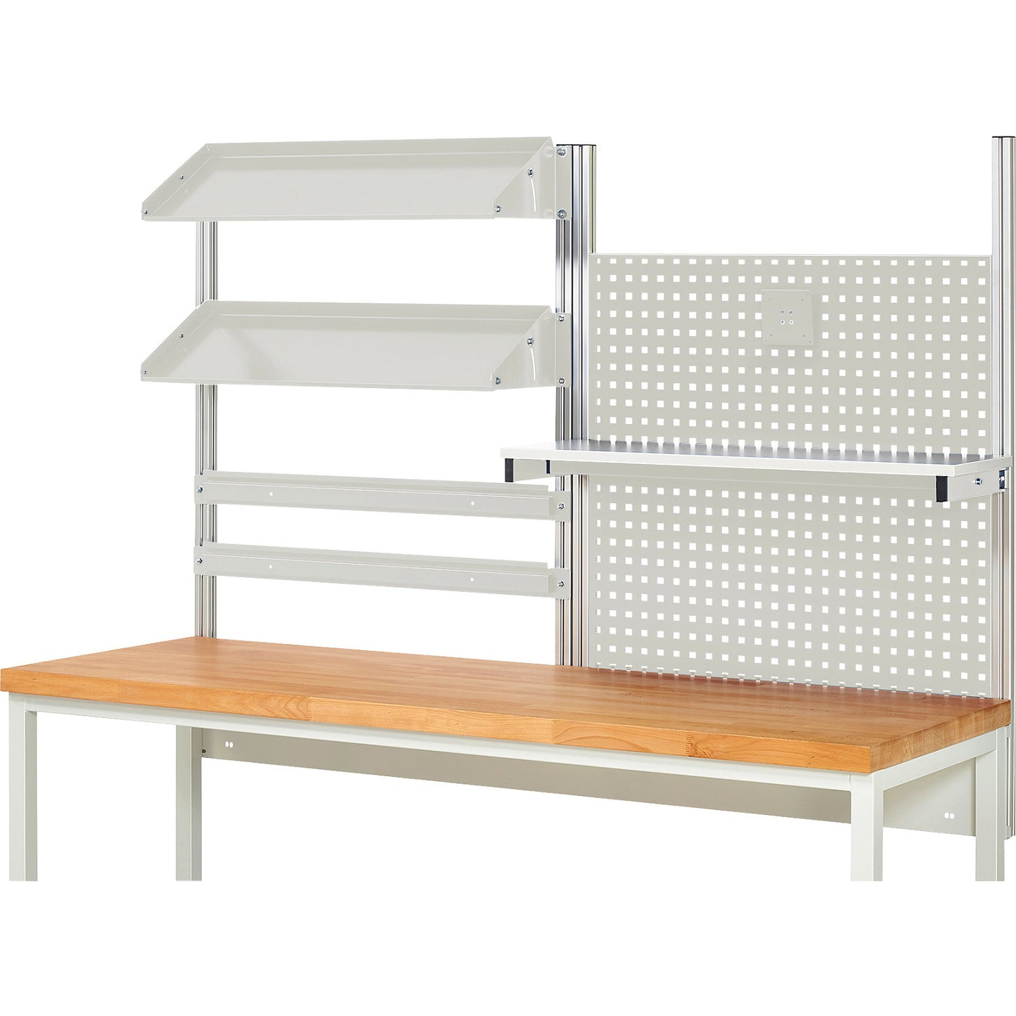 Complete modular system set 5, for workbench, width 2000 mm.