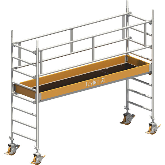 Universal mobile access tower, standard model, tower height 2.43 m.