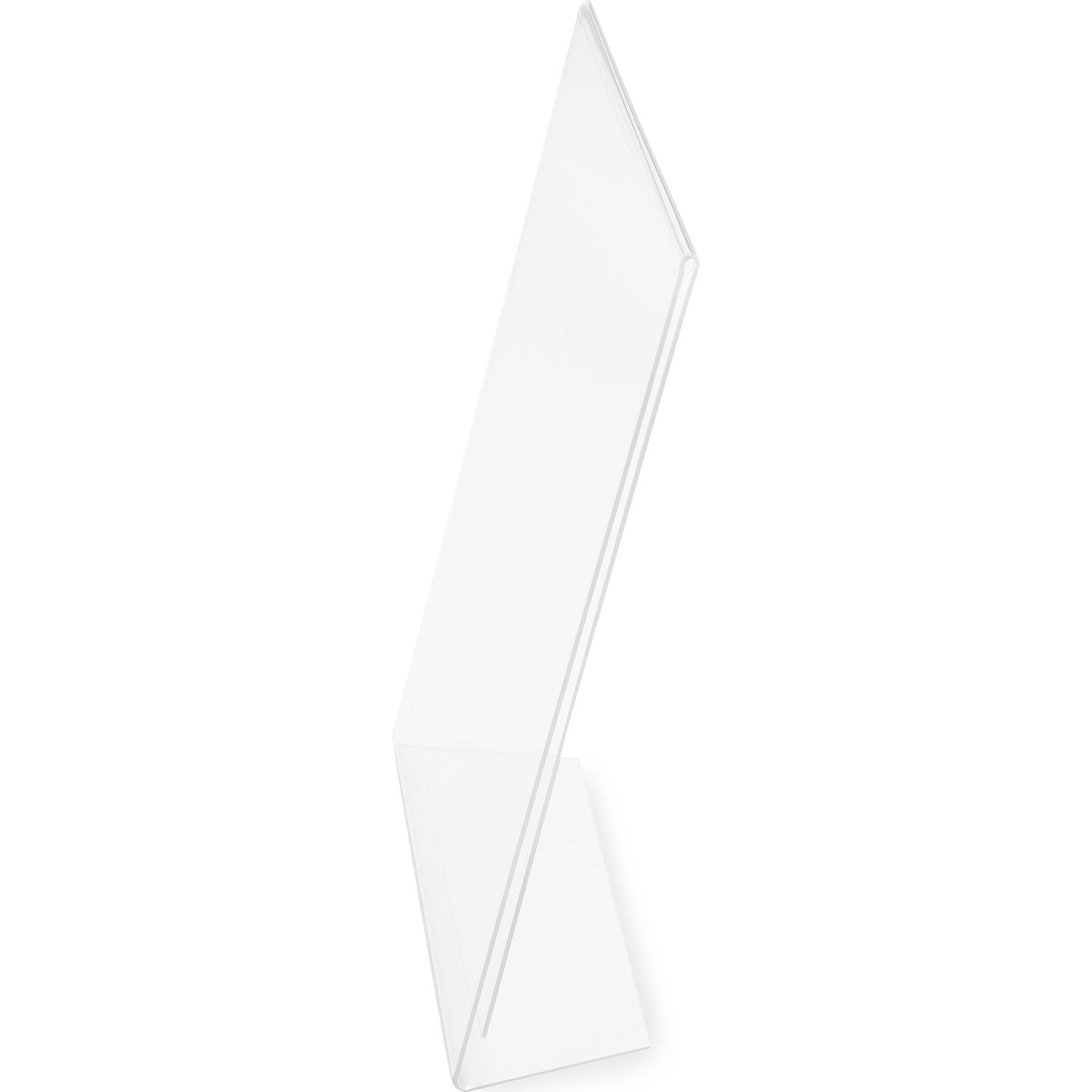 Tabletop display, inclined, polystyrene, format A4 portrait, pack of 4.