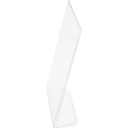 Tabletop display, inclined, polystyrene, format A4 portrait, pack of 4.
