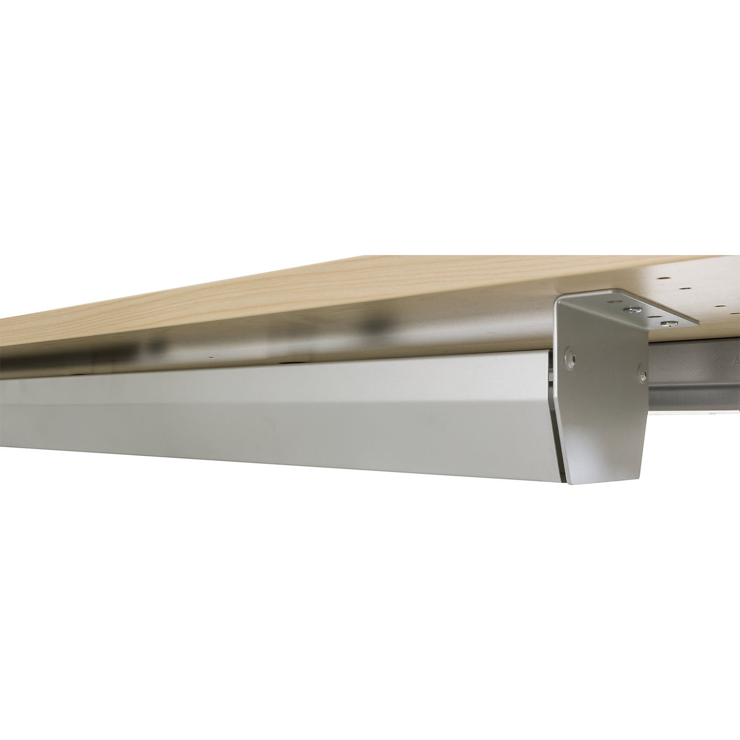 Folding cable tray, HxWxD 93 x 862 x 101 mm, silver.