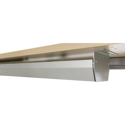 Folding cable tray, HxWxD 93 x 862 x 101 mm, silver.