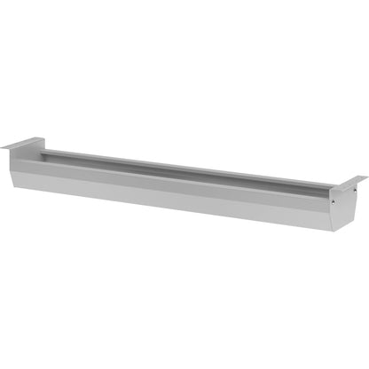 Folding cable tray, HxWxD 93 x 862 x 101 mm, silver.