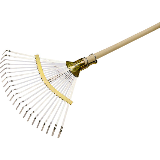 Professional leaf rake, with adjustable working width, pack of 5, with handle.