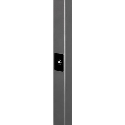 SAPHIR LED floor lamp, dimmable, charcoal.
