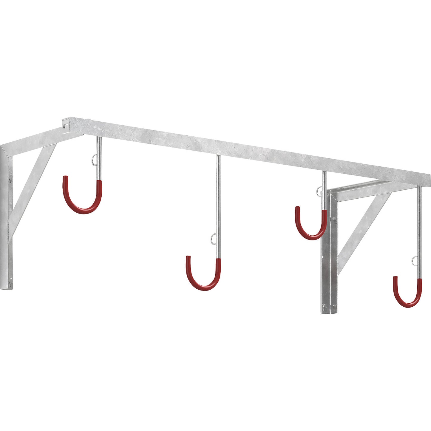 Bicycle hanger, for wall mounting, length 1170 mm.