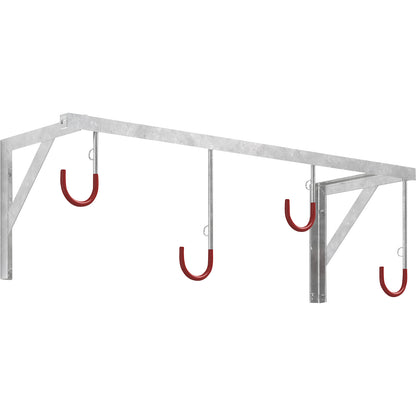 Bicycle hanger, for wall mounting, length 1170 mm.