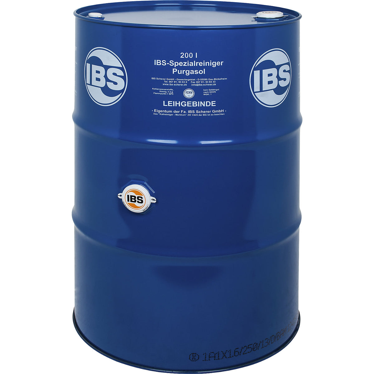 PURGASOL special cleaning solution, for oil and grease stains, 200-litre drum.
