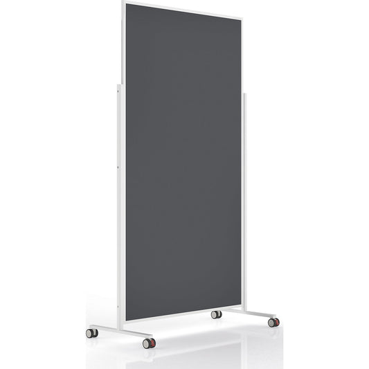 VarioPin designer presentation board, board size 1800 x 1000 mm, felt, grey.