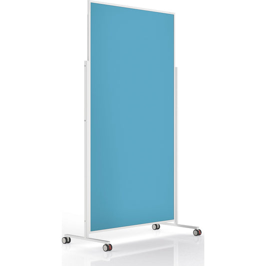 VarioPin designer presentation board, board size 1800 x 1000 mm, felt, turquoise.
