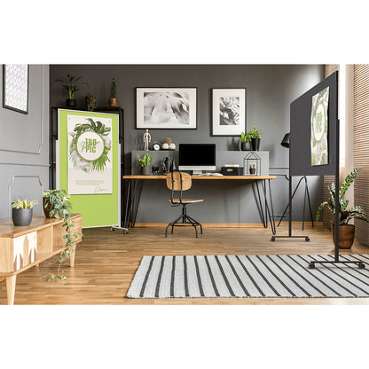 VarioPin designer presentation board, board size 1800 x 1000 mm, felt, green.