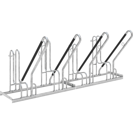 Bike rack, model 4700 XBF, single sided, 4 parking spaces.